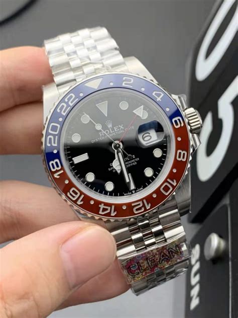 rolex noob vs gm|Noob vs Clean Rolex GMT Master II BLRO Pepsi 126710 : .